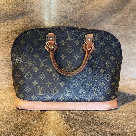 Louis Vuitton LV Hand Bag Alma Brown Monogram - Picture 4 of 8